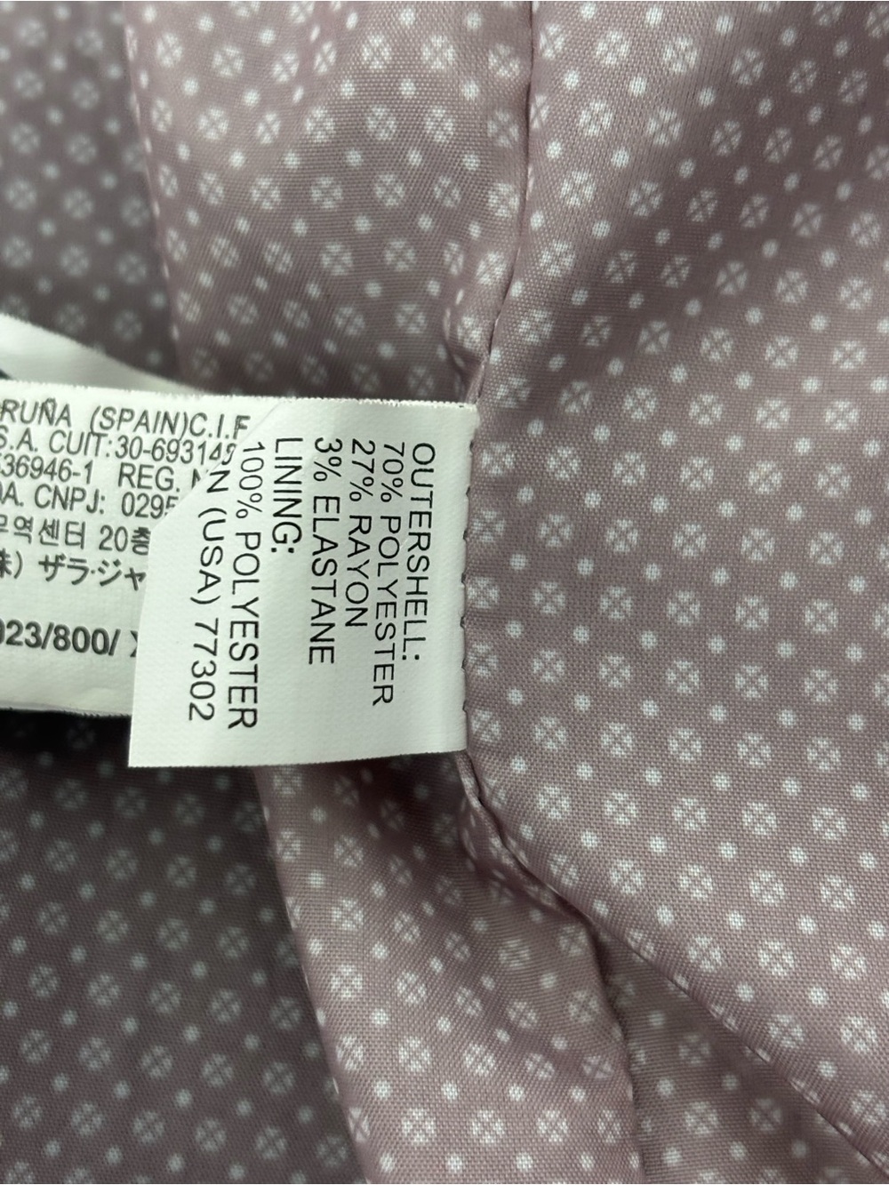Zara Basic XS Women Blazer Tailored One Button Career Executive Office Business - Picture 10 of 11